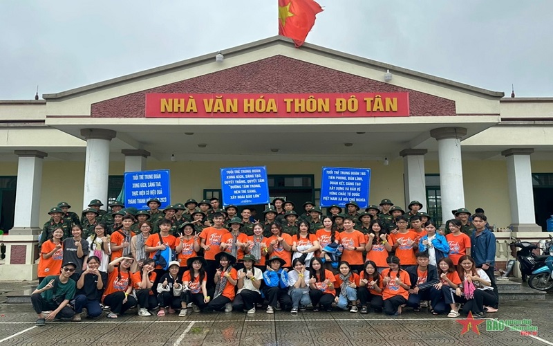 Trung đoàn 165, Sư đoàn 312 (Quân đoàn 1) tham gia xây dựng nông thôn mới, đô thị văn minh