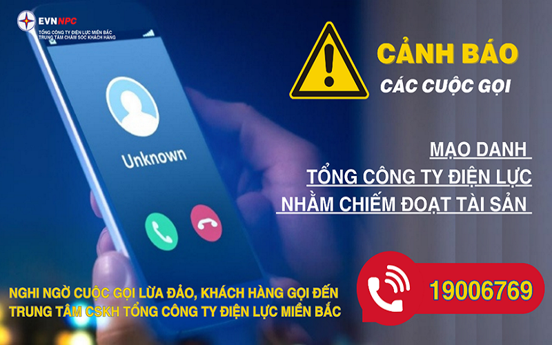 Mạo danh Tổng công ty Điện lực miền Bắc lừa đảo khách hàng