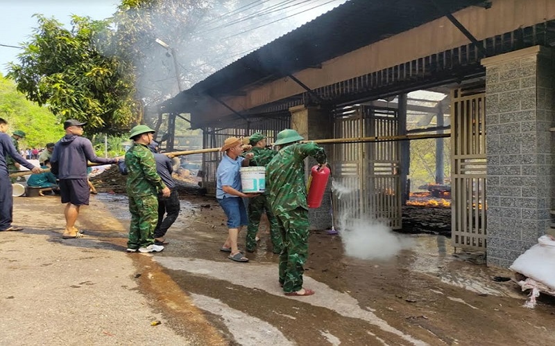 Cháy nhà dân gây thiệt hại 500 triệu đồng