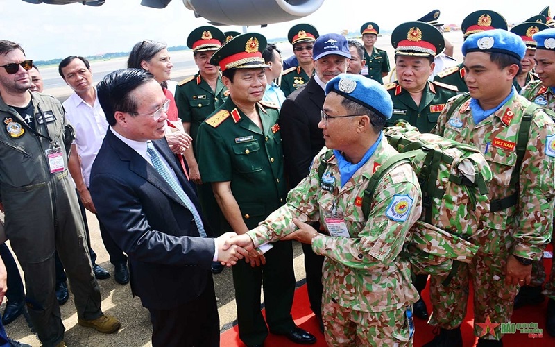 Chủ tịch nước Võ Văn Thưởng: “Xứng đáng là những đại sứ của hòa bình và tình hữu nghị”