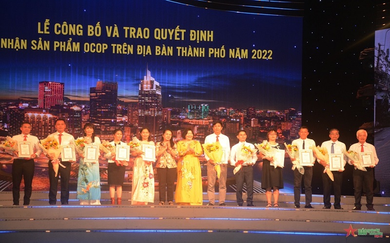 TP Hồ Chí Minh trao giấy chứng nhận 39 sản phẩm OCOP năm 2022