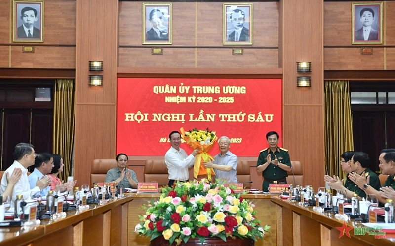 Tổng Bí thư Nguyễn Phú Trọng chủ trì Hội nghị Quân ủy Trung ương lần thứ 6, nhiệm kỳ 2020-2025