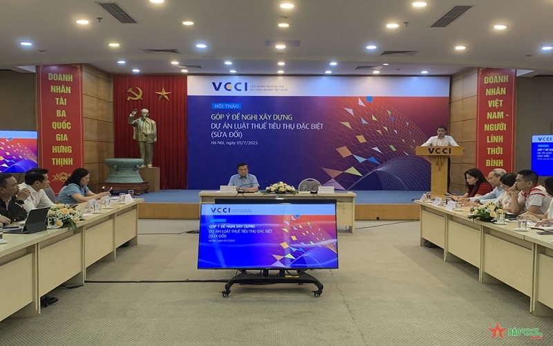 VCCI tổ chức hội thảo về xây dựng dự án Luật Thuế tiêu thụ đặc biệt (sửa đổi)