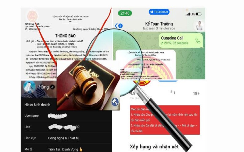 Tổng cục Thuế thông tin về các trang web- App mạo danh cơ quan Thuế để lừa đảo, mua bán hóa đơn bất hợp pháp