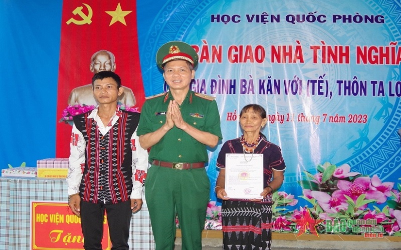 Học viện Quốc phòng tổ chức các hoạt động tri ân tại tỉnh Thừa Thiên Huế