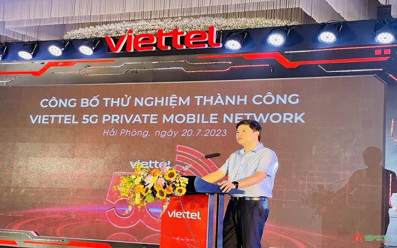 Viettel thử nghiệm thành công dịch vụ mạng di động 5G dùng riêng