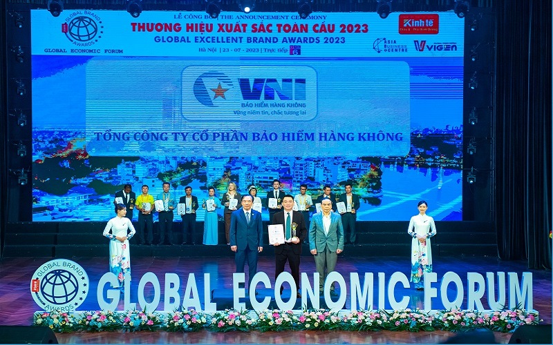 Bảo hiểm Hàng không (VNI) top 20 Thương hiệu xuất sắc toàn cầu 2023