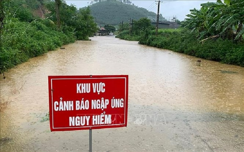 Mưa to gây ngập úng cục bộ nhiều khu vực tại Lào Cai