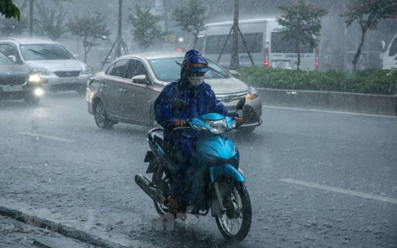 Thời tiết hôm nay (29-7): Nhiều nơi mưa lớn, đề phòng lốc, sét, mưa đá ở Bắc Bộ