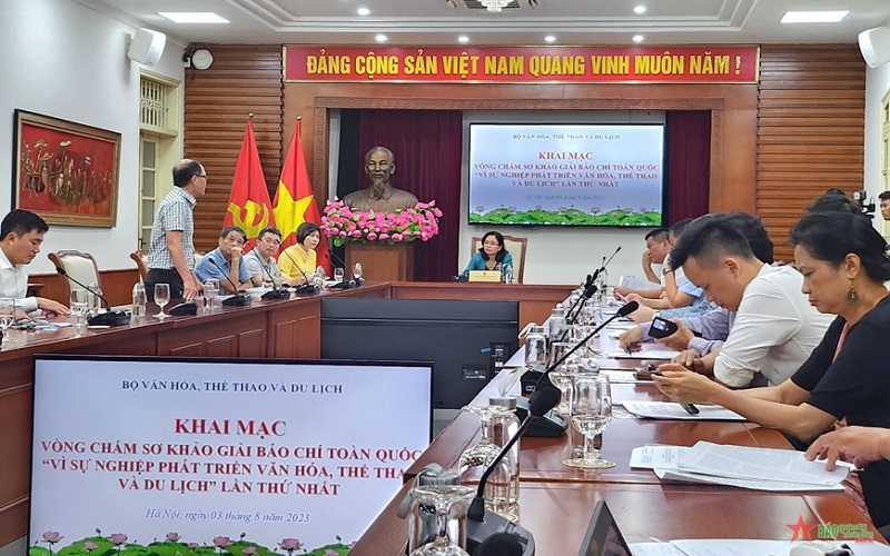 Khai mạc vòng chấm sơ khảo Giải báo chí “Vì sự nghiệp phát triển văn hóa, thể thao và du lịch”