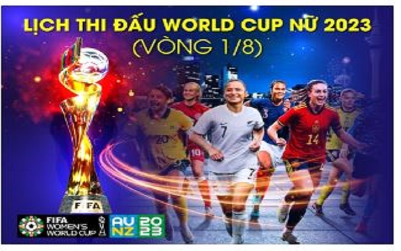 Lịch thi đấu vòng loại trực tiếp World Cup nữ 2023