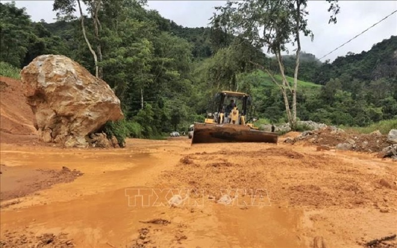 Điện Biên: Mưa lớn gây sạt lở nhiều nơi