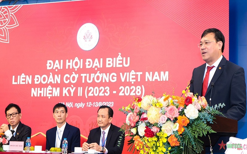 Ông Nguyễn Văn Bình giữ chức Chủ tịch Liên đoàn Cờ tướng Việt Nam nhiệm kỳ II (2023-2028)