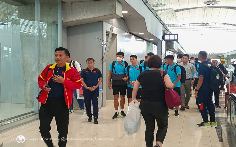 U23 Việt Nam đã đến Thái Lan, sẵn sàng cho giải U23 Đông Nam Á 2023