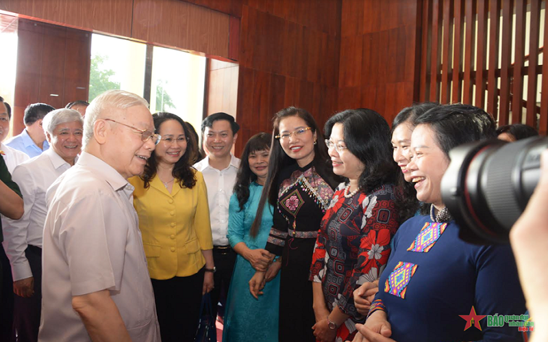 Tổng Bí thư Nguyễn Phú Trọng thăm, làm việc tại tỉnh Lạng Sơn