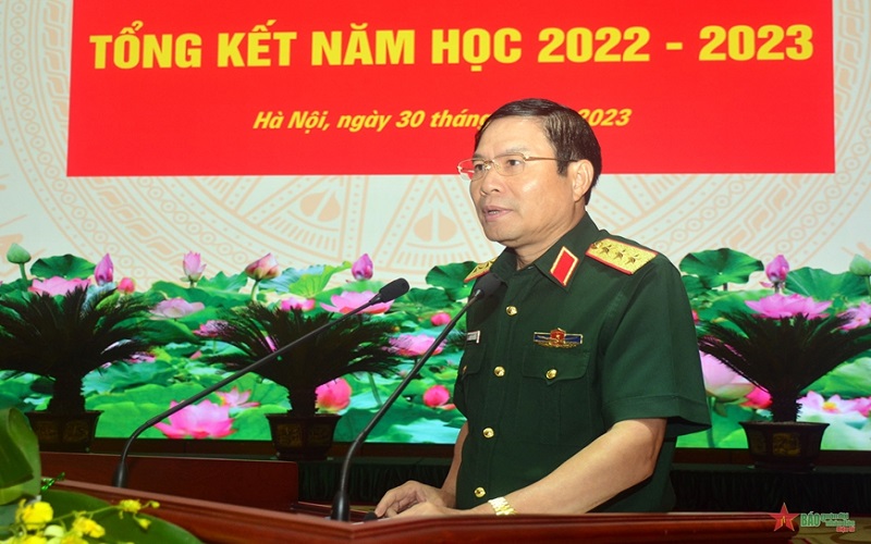 Thượng tướng Nguyễn Tân Cương chủ trì Hội nghị tổng kết năm học 2022-2023 và triển khai nhiệm vụ năm học 2023-2024