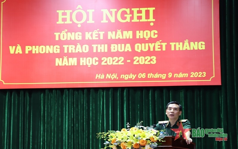 Học viện Kỹ thuật Quân sự tổng kết năm học 2022-2023