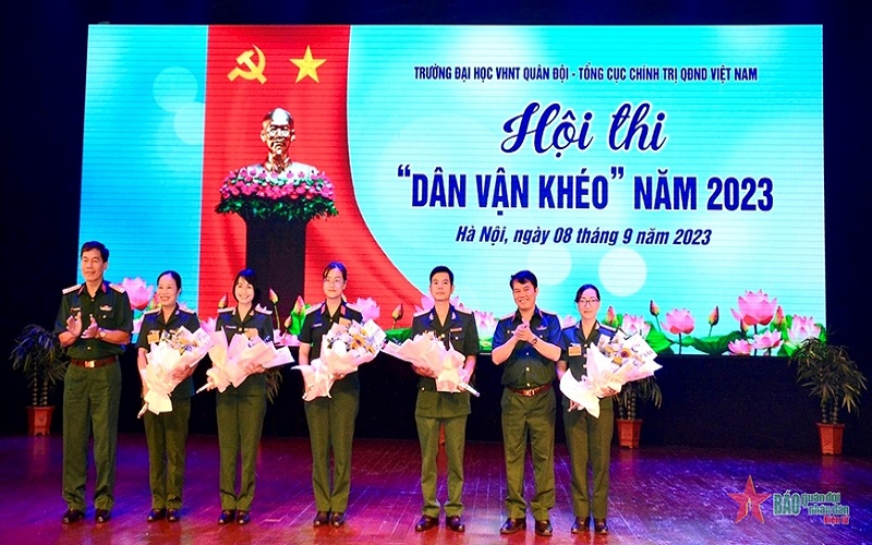 Trường Đại học Văn hóa nghệ thuật Quân đội tổ chức Hội thi Dân vận khéo năm 2023