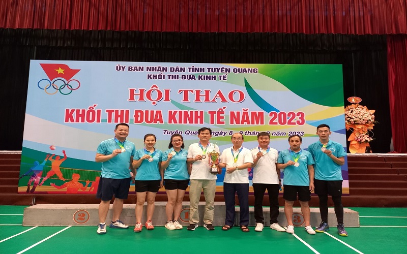 Cục QLTT Tuyên Quang tham gia Hội thao khối thi đua kinh tế năm 2023