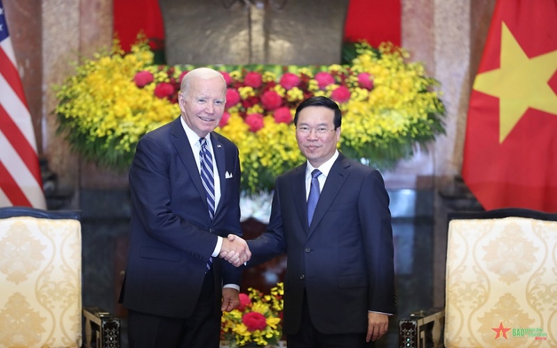 Chủ tịch nước Võ Văn Thưởng hội kiến Tổng thống Hoa Kỳ Joe Biden