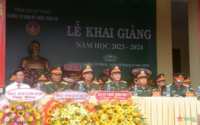 Trường Sĩ quan Kỹ thuật Quân sự khai giảng năm học 2023-2024