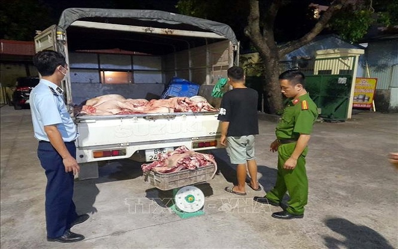 Hưng Yên: Phát hiện hơn 1,3 tấn thịt lợn không đảm bảo an toàn thực phẩm