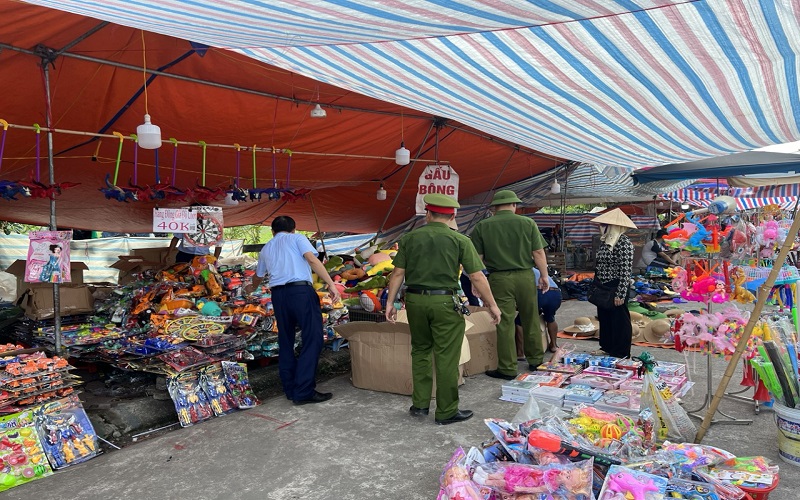 Hải Dương: Thu giữ gần 600 đồ chơi trẻ em tại Festival Chí Linh