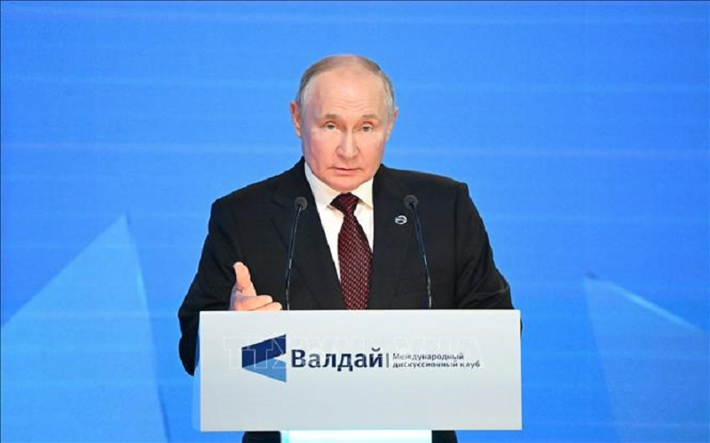 Tổng thống Vladimir Putin nêu các nguyên tắc trong quan hệ quốc tế của Nga