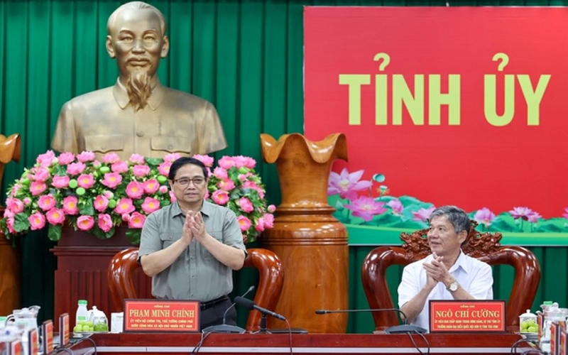 Thủ tướng Chính phủ Phạm Minh Chính: Trà Vinh cần tạo bứt phá, phát triển bền vững dựa trên 5 trụ cột