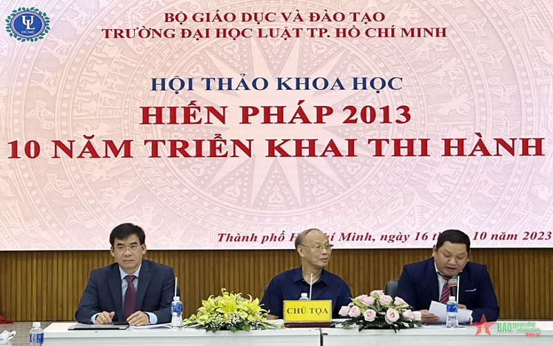 Hội thảo khoa học “Hiến pháp 2013 – 10 năm triển khai thi hành”