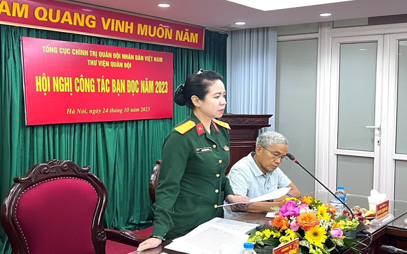 Thư viện Quân đội tổ chức Hội nghị bạn đọc năm 2023