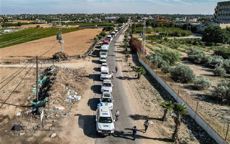 Xung đột Hamas-Israel: Ai Cập cho phép 193 xe cứu trợ qua cửa khẩu Rafah