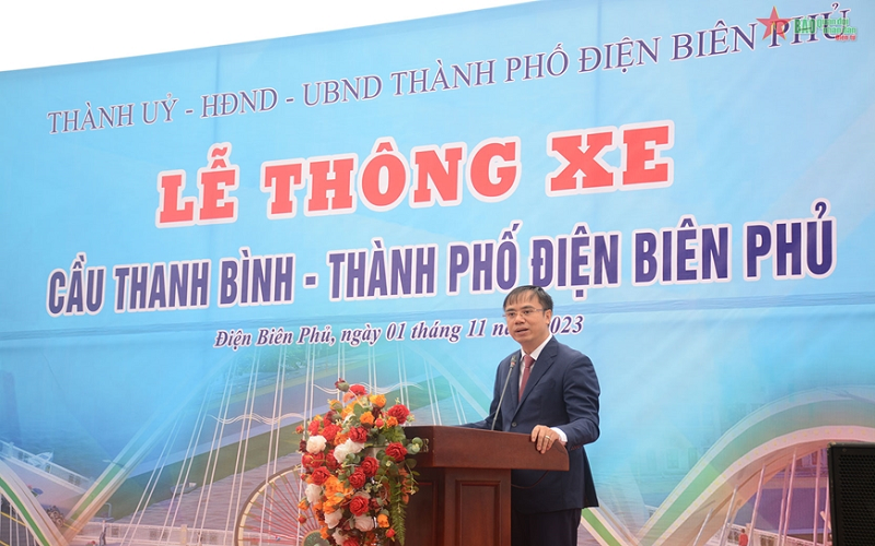 TP Điện Biên Phủ, tỉnh Điện Biên: Thông xe cầu Thanh Bình