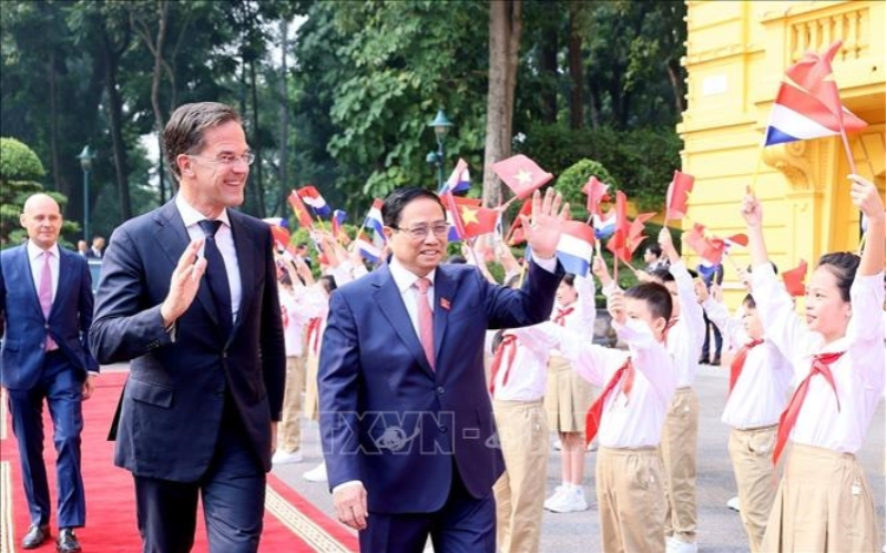 Thủ tướng Hà Lan Mark Rutte kết thúc chuyến thăm chính thức Việt Nam