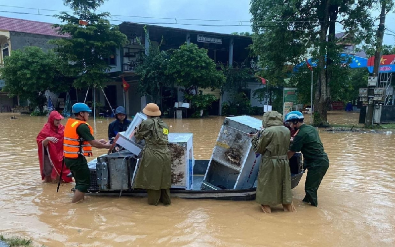 Khẩn trương ứng phó, khắc phục hậu quả mưa lũ tại khu vực Trung Bộ