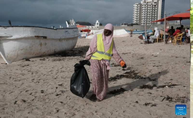 Nỗ lực giảm rác thải nhựa trên biển ở Somalia