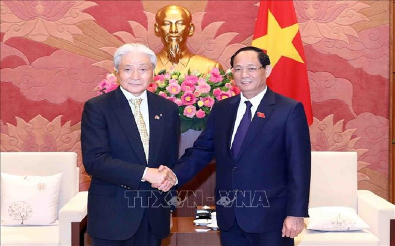 Phó chủ tịch Quốc hội Trần Quang Phương tiếp Thống đốc tỉnh Tochigi, Nhật Bản