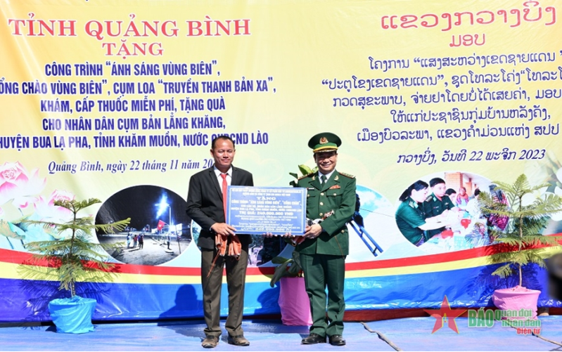 Nhiều hoạt động thiết thực trong chương trình kết nghĩa cụm dân cư hai bên biên giới