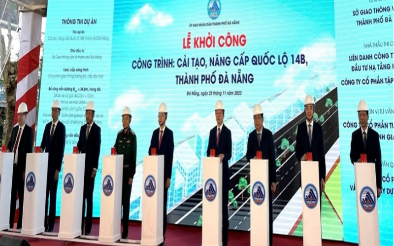 Phó thủ tướng Chính phủ Trần Hồng Hà dự khởi công Dự án cải tạo nâng cấp Quốc lộ 14B