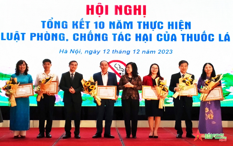 Tổng kết 10 năm thực hiện Luật Phòng, chống tác hại của thuốc lá