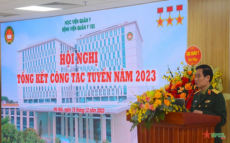 Bệnh viện Quân y 103 tổng kết công tác tuyến năm 2023