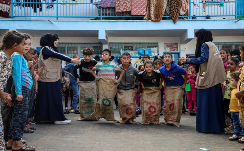 Chương trình hỗ trợ tâm lý cho trẻ em ở dải Gaza