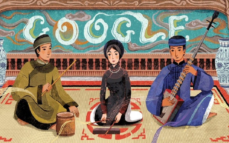 Google Doodle tiếp tục tôn vinh 2 di sản thế giới của Việt Nam