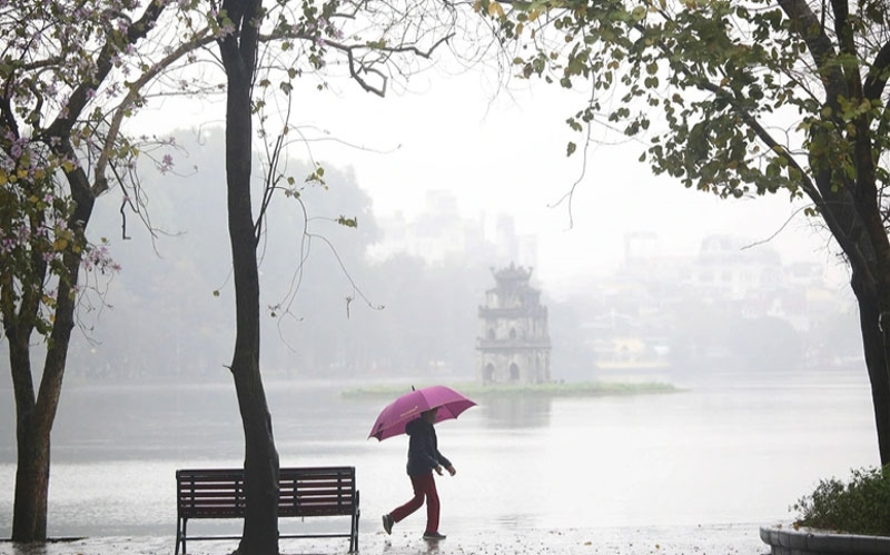 Thời tiết hôm nay (6-1): Bắc Bộ mưa phùn và sương mù rải rác, trời rét