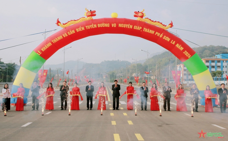 Thành phố Sơn La có tuyến đường mang tên Đại tướng Võ Nguyên Giáp