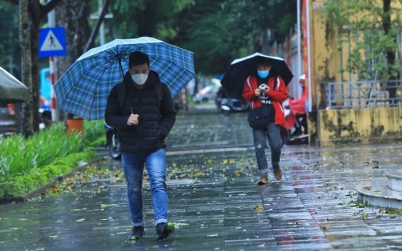 Thời tiết hôm nay (18-1): Tây và Đông Bắc Bộ có mưa, sáng và đêm trời rét