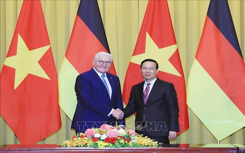 Tổng thống Đức Frank-Walter Steinmeier kết thúc tốt đẹp chuyến thăm cấp Nhà nước đến Việt Nam