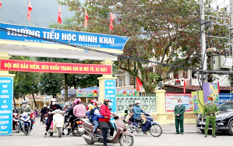 Đảm bảo an ninh, an toàn, trật tự xã hội tại khu vực trường học