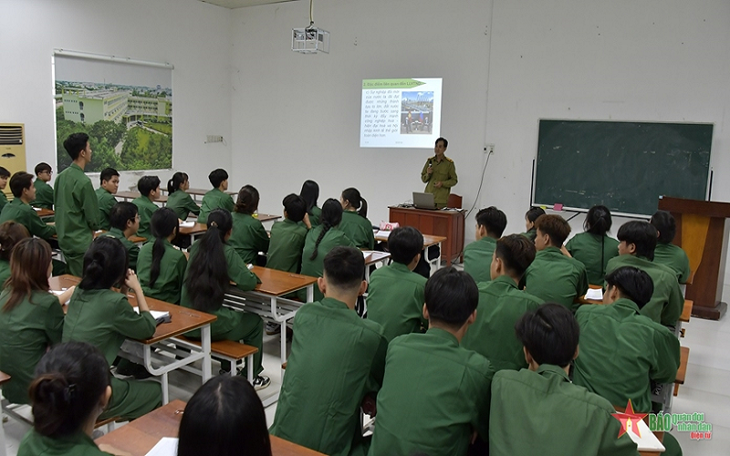 Trà Vinh: Xây dựng môi trường sư phạm quân sự mẫu mực, thân thiện