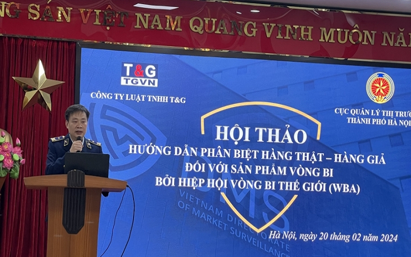 Quản lý thị trường Hà Nội: Tập huấn phân biệt hàng thật - hàng giả vòng bi